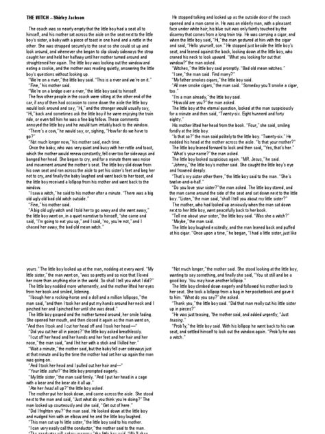 the tooth shirley jackson pdf|the witch shirley jackson pdf.